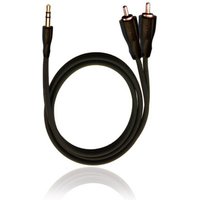 Oehlbach - rca D1C84012 Klinke / Cinch Audio Anschlusskabel [2x Cinch-Stecker - 1x Klinkenstecker 3.5 mm] 0.50 von Oehlbach