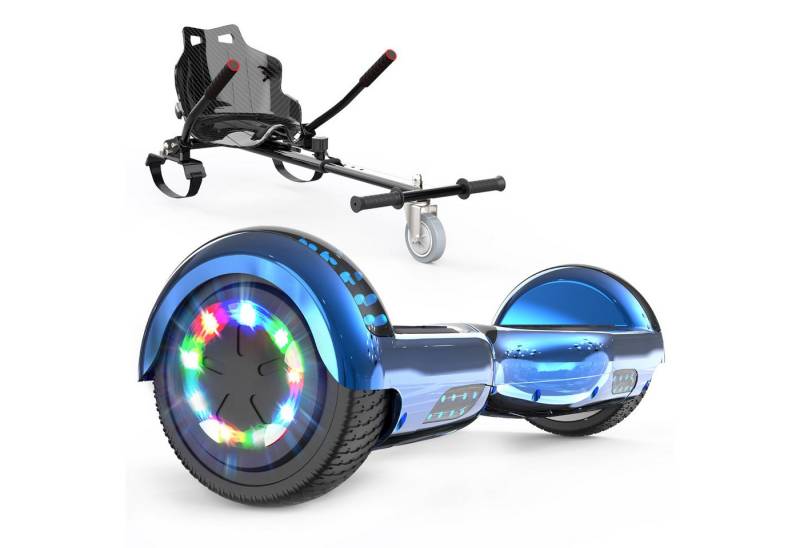 RCB TECH Balance Scooter Kart Set, 6,5 Zoll Hoverboard mit Sitz für Kinder, Hoverboard mit Go-Kart, 120,00 W, 15 km/h, bis zu 10 km Reichweite, keine Straßenzulassung RCB TECH Balance Scooter Kart Set, 6,5 Zoll Hoverboard mit Sitz für Kinder, Hoverboard mit Go-Kart, 120,00 W, 15 km/h, bis zu 10 km Reichweite, keine Straßenzulassung von RCB TECH