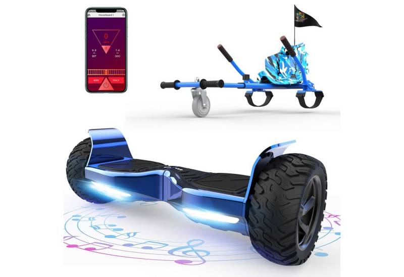 RCB TECH Balance Scooter Kart Set, 8,5'' Off-Road SUV Hoverboard mit Sitz, Go-Kart, APP, Bluetooth RCB TECH Balance Scooter Kart Set, 8,5'' Off-Road SUV Hoverboard mit Sitz, Go-Kart, APP, Bluetooth von RCB TECH