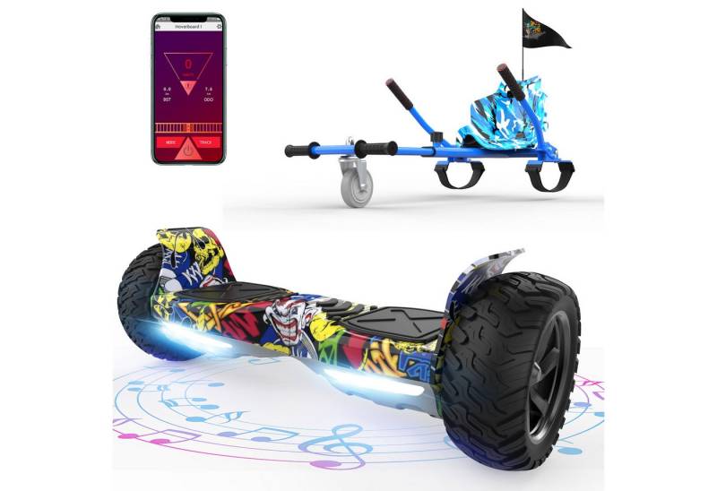 RCB TECH Balance Scooter Kart Set, 8,5'' Off-Road SUV Hoverboard mit Sitz, Go-Kart, APP, Bluetooth RCB TECH Balance Scooter Kart Set, 8,5'' Off-Road SUV Hoverboard mit Sitz, Go-Kart, APP, Bluetooth von RCB TECH
