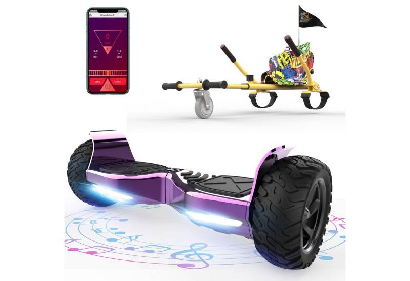 RCB TECH Balance Scooter Kart Set, 8,5'' Off-Road SUV Hoverboard mit Sitz, Go-Kart, APP, Bluetooth RCB TECH Balance Scooter Kart Set, 8,5'' Off-Road SUV Hoverboard mit Sitz, Go-Kart, APP, Bluetooth von RCB TECH