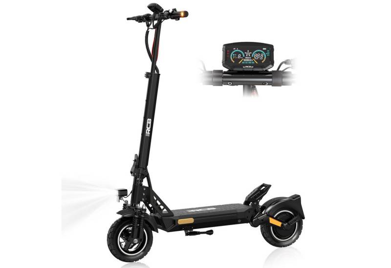 RCB TECH E-Scooter D5/D5 PRO ABE (Ultra), NFC/Blinker/APP, 90-120KM Reichweite, 500,00 W, 20,00 km/h, (1 tlg), bis zu 120 km Reichweite, 10 Zoll pannensicherer Reifen, klappbar von RCB TECH