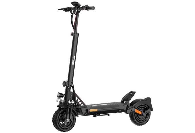 RCB TECH E-Scooter D5 ABE mit Straßenzulassung, 100KM Reichweite, Offroad Elektroroller, 500,00 W, 20,00 km/h, APP, klappbar, bis zu 100 km Reichweite, 10-Zoll pannensicherer Reifen von RCB TECH