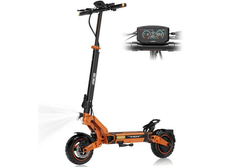 RCB TECH E-Scooter D7/D7 PRO ABE (Ultra), NFC/Blinker/APP, 90-120KM Reichweite, 500,00 W, 20 km/h, 26% Steigung von RCB TECH