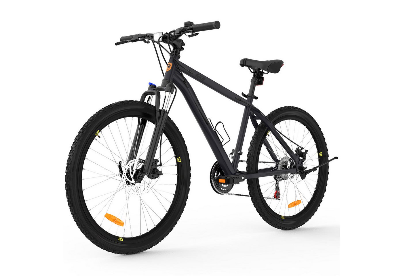 RCB TECH Mountainbike GK2, 26 Zoll Aluminium Fahrrad für Jugendliche & Erwachsene, bis 150KG, 21 Gang, Kettenschaltung, Federgabel & Scheibenbremsen von RCB TECH