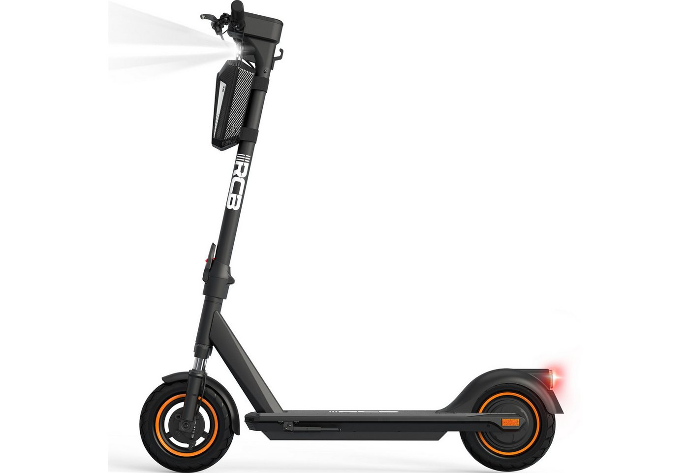RCB E-Scooter EV10Z mit Straßenzulassung (ABE), faltbar, bequeme Stoßdämpfung, APP, 350 W, 20,00 km/h, (1 tlg), Reichweite 35-40 km, mit Straßenzulassung, APP von RCB