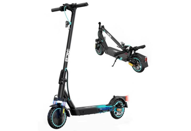 RCB TECH E-Scooter EV85F mit Straßenzulassung ABE, 8,5''Elektroroller, klappbar, stoßfest, 400,00 W, 20,00 km/h, (1 tlg., mit Schutzblechen), Reichweite 23-30 km, mit Straßenzulassung, APP von RCB TECH