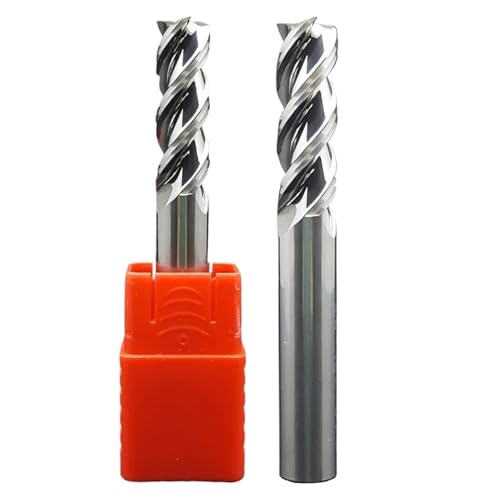 RCBCPLGLNK 1 STÜCKE CNC-Schneiden Aluminium HRC55 3-Flöten-Fräser Hartmetall-Schaftfräser for Die Aluminium-Kupfer-Verarbeitung Metallschneider Schaftfräser-Werkzeug Schaftfräser(5pcs,3x9.0x4Dx50L) von RCBCPLGLNK