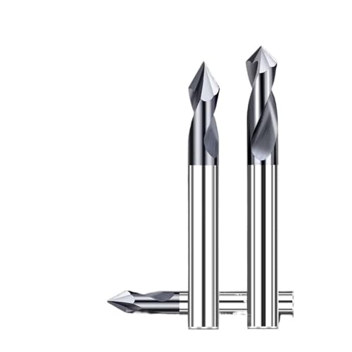 RCBCPLGLNK Anbohrer 60 90 120 Grad 0,5-20 mm Fasenfräser Stub Startposition Center Bit CNC-Fräser Fräser Hartmetall-Schaftfräser Schaftfräser(2.2XR90XD4X50L,for Aluminum) von RCBCPLGLNK