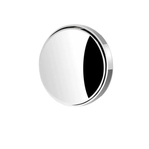 RCBCPLGLNK Auto-Rückspiegel for 360°-Weitwinkel, runder konvexer Spiegel – Toter-Winkel-Spiegel for die Fahrzeugseite – Kleiner runder Rückspiegel Spiegel(1PC Silver) von RCBCPLGLNK