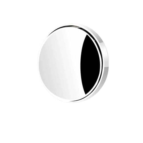 RCBCPLGLNK Auto-Rückspiegel for 360°-Weitwinkel, runder konvexer Spiegel – Toter-Winkel-Spiegel for die Fahrzeugseite – Kleiner runder Rückspiegel Spiegel(1PC White) von RCBCPLGLNK