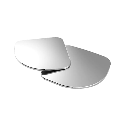 RCBCPLGLNK Autospiegel Weitwinkel-Auto-Toter-Winkel-Spiegel 360 ° verstellbare Zusatzrückspiegel HD rahmenloser Kleiner runder Spiegel Spiegel(2pcs-White) von RCBCPLGLNK