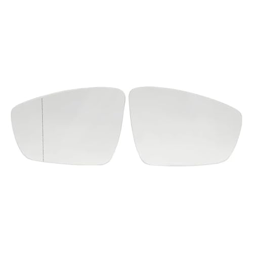 RCBCPLGLNK Beheiztes Auto-Seitenspiegelglas, passend for VW Polo V Schrägheck 6R 6C 2009 2010 2011 2012 2013 2014 2015 2016 2017, Links und rechts, Ersatz Spiegel von RCBCPLGLNK