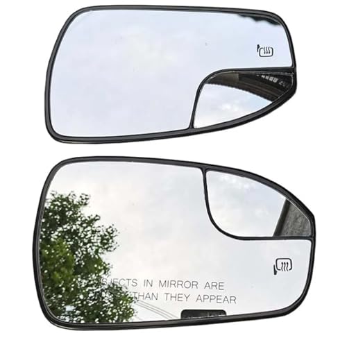RCBCPLGLNK Ersatz Links Rechts Weiß Flügel Hinten Spiegel Glas Fit for Ford Fusion 2009 2010 2011 2012 2013 Spiegel(A Pair) von RCBCPLGLNK