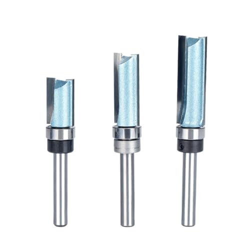 RCBCPLGLNK Flush Trim Router Bit for Holz 1/2 "1/4" Schaft Gerade Bit Wolfram Holzbearbeitung Fräser Werkzeug Schaftfräser(9284) von RCBCPLGLNK