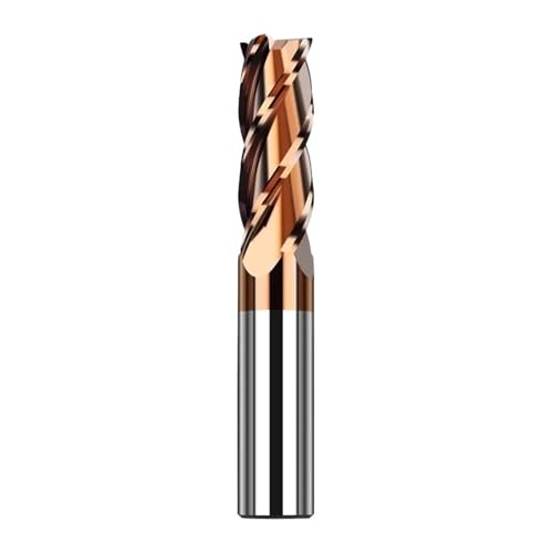 RCBCPLGLNK Hartmetall-Schaftfräser 4 Flöten Maschinenschneidwerkzeuge for Metall 3 5 6 8 12 Schaft Wolframstahl Flachfräser Reibahle(1pc HRC55 4F,D12xD12x75L) von RCBCPLGLNK