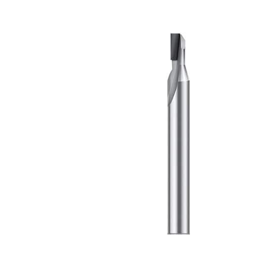 RCBCPLGLNK PCD-Diamant-Hartmetall-Fräser und 90-Grad-Fase-Fräser for Siliziumkarbidfaser, Graphit, Kupfer, Aluminium Reibahle(Single-F end Mill,1 x3 xD6 x50) von RCBCPLGLNK