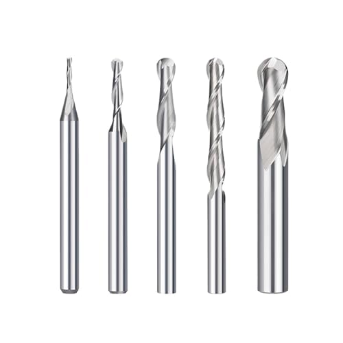 RCBCPLGLNK Schaft CNC-Gravur Bit Hartmetall-Schaftfräser Holzfräser Schaftfräser(3.175x2.0x22x38mm) von RCBCPLGLNK
