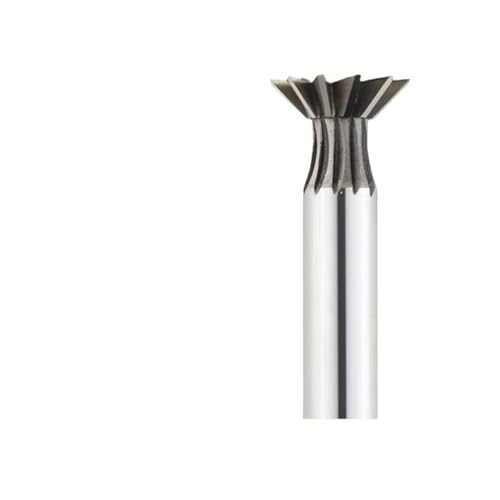 RCBCPLGLNK Schwalbenschwanzfräser 45 55 60 Grad 8 mm 16 mm 25 mm Schwalbenschwanz-Schaftfräser Hochgeschwindigkeitsstahl Schaftfräser(20mm,HSS_45 Degree) von RCBCPLGLNK