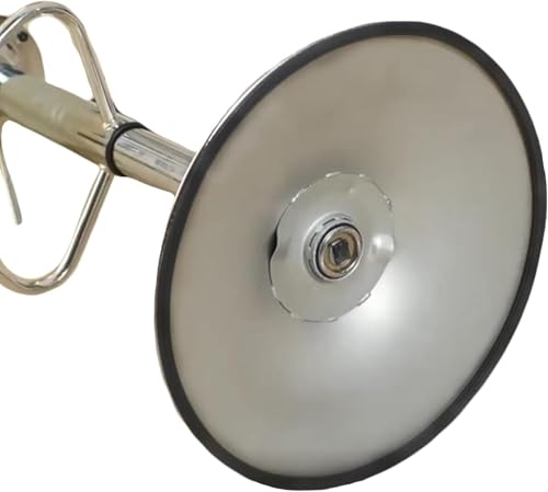 2 Stück Barhocker-Bodenschoner, Gummigleiter-Pads für Barhocker mit runder Basis, kratzfester, verschleißfester Schutzgleiterring für Pub-Stehtische (38.5cm) von RCDPK