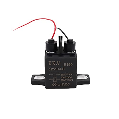 1 Stück wasserdichtes Kfz-Magnetlichtbogenrelais 12 V 24 V 48 V 60 V 72 V 150 A Auto-Startsteuerung Kupferanschluss Auto-Relais von RCGKNNMUZ