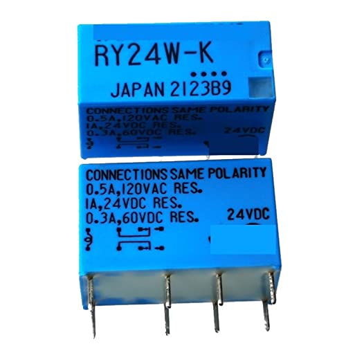 10 Stück RY5W-K RY-5W-K 5 VDC RY12W-K RY-12W-K 12 VDC RY24W-K RY-24W-K 24 VDC DIP-8 1A 5 V 12 V 24 V Signalrelais(5v) von RCGKNNMUZ