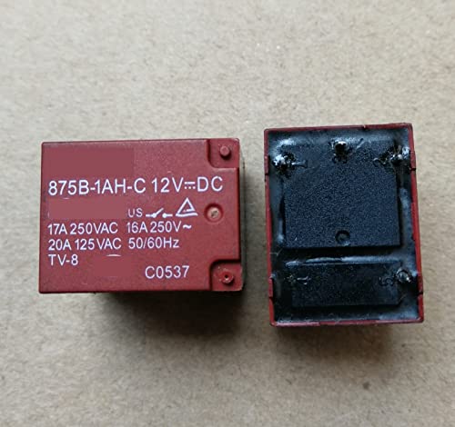 10 Stück Relais 875B-1AH-FC-12V 875B-1AH-FC-DC12V 875B-1AH-FC-12VDC 875B-1AH-FC M02 4PINS 17A 12VDC(24V) von RCGKNNMUZ