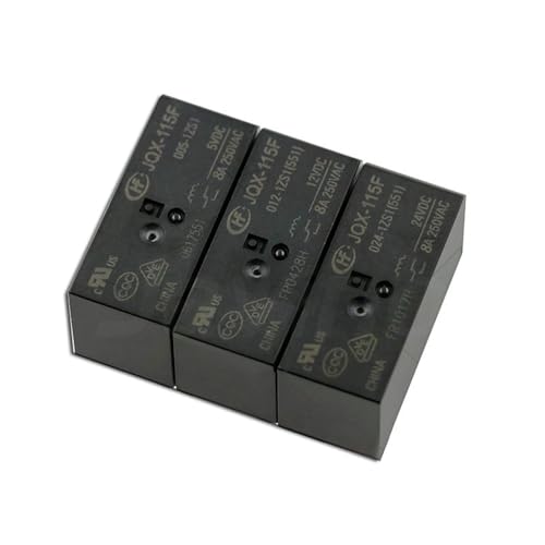 10 stück Relais HF115F 012-2ZS4 JQX-115F 024-2ZS4 HF115F-012-2ZS4-12VDC 005-2ZS4 12VDC DC5V 12V 24V 8A 250VAC 8Pin(115F-024-1HS3 6P 16A) von RCGKNNMUZ