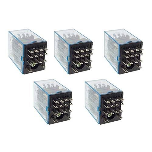 10Pc MY4NJ Elektronische Micro Mini Elektromagnetische Relais 5A 14PIN AC 12V 24V 36V 48V 110V 220V 380V Led-anzeige Relais Schalter(AC 48V) von RCGKNNMUZ