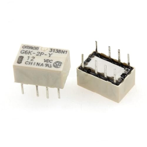 12V Relais G6K-2P-Y-12VDC G6K 2P Y 12VDC G6K2PY12VDC DC12V 12VDC 12V Inline 8PIN(10PCS) von RCGKNNMUZ