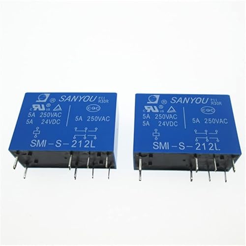 12V Relais SMI-S-212L 12VDC SMI-S-212L-12VDC SMIS212L 12V DC12V 12VDC 5A 250VAC DIP8(20PCS) von RCGKNNMUZ