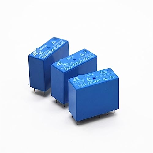 2 Stück SMI-05VDC-SL-2C SMI-12VDC-SL-2C SMI-24VDC-SL-2C 8pin 5A 250VAC/30VDC 5VDC 12VDC 24VDC Leistungsrelais(12V) von RCGKNNMUZ