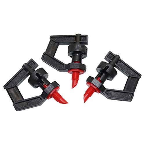 Bewässerungstropfer for den Garten, 100 Stück, Refract G-Typ, rotierende Düse, 360-Grad-Refraktion, Bewässerungssprinkler, Gartenbewässerung, Rasensprüharmaturen von RCGKNNMUZ
