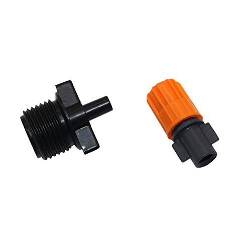 Bewässerungstropfer for den Garten, 50 Stück, 6 mm, Sprühdüsen for die Vernebelung und Befeuchtung, passend zu 6 mm Gartenwasseranschlüssen, Kühlung, Staubentfernung von RCGKNNMUZ