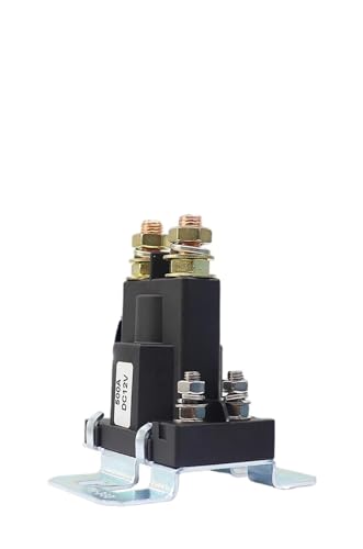 Doppelbatterie-Startrelais, 4-polig, großer Strom, 500 A, 12 V, 24 V DC, Auto-Netzschalter, Startrelais, Auto-Start-Schütz, starker Strom(500A 12V DC) von RCGKNNMUZ