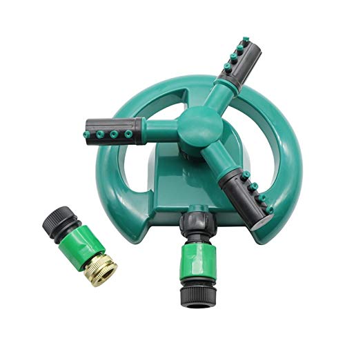 Gartenbewässerungstropfer DREI um 360 Grad drehbare Sprinkler Automatisches Garten-Rasensprinklersystem Bewässerungssprinkler Gartenbedarf von RCGKNNMUZ