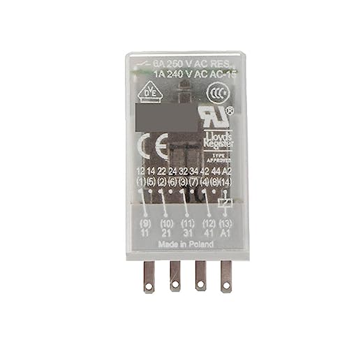 Hochleistungs-kleines Zwischenrelais Elektromagnetisches Relais CR-M024DC4L CR-M230AC4L MY4NJ DC12V DC24V AC110V AC220V 1 Stück(CR-M024AC4 AC24V) von RCGKNNMUZ