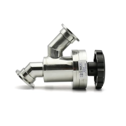 KF16 KF25 KF40 KF50 SS304 Edelstahl L-Typ Y-förmiges manuelles Winkelplattenventil Gas(Y Type,KF50) von RCGKNNMUZ