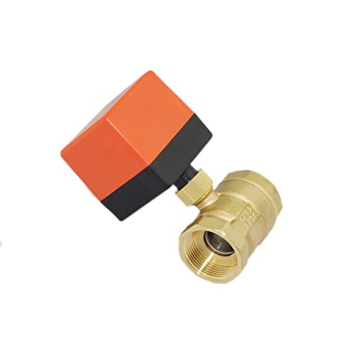 RCGKNNMUZ 1/2quot 3/4quot 1quot 1-1/4 quot 1-1/2quot 2quot Motorisierter Kugelhahn 3-Draht 2-Steuerung Elektrischer Messing-Kugelhahn 2-Wege-Motorisierter Kugelhahn 1St(24vdc-cr02,DN20) von RCGKNNMUZ