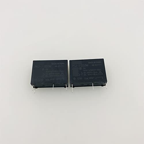 RCGKNNMUZ 10 Stück Leistungsrelais PCJ-112D3M 12VDC PCJ-124D3M 24VDC 5A 12V 24V 4PINS(PCJ-124D3M 24VDC) von RCGKNNMUZ