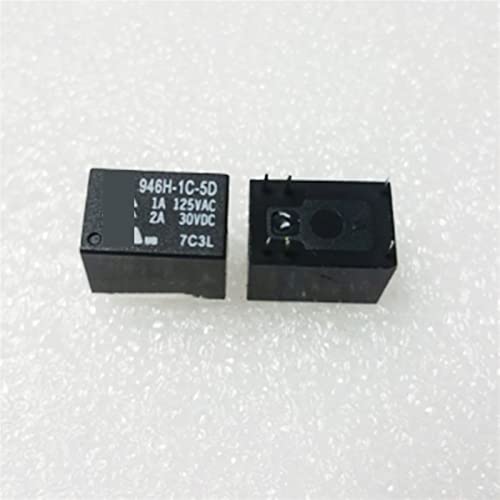 RCGKNNMUZ 10 Stück Relais 946H-1C-5D 5 VDC 946H-1C-12D 12 VDC 946H-1C-24D 24 VDC 6 PINS 2A 946H 1C 24D 24 V 5 V 12 V(946H-1C-24D 24VDC) von RCGKNNMUZ