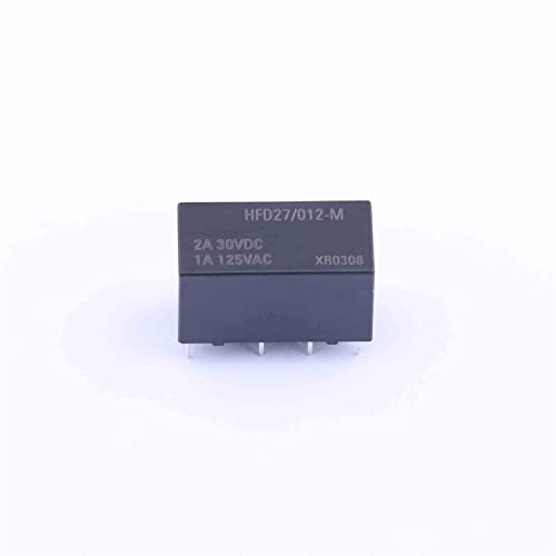 RCGKNNMUZ 10 Stück Relais HFD27 012-M HFD27 024-M HFD27 048-M HFD27/048-M HFD27/024-M HFD27 048 M HFD27-048-M 8PIN 2A(HFD27 024-M) von RCGKNNMUZ