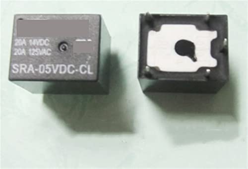 RCGKNNMUZ 10 Stück Relais SRA-05VDC-CL SRA-12VDC-CL SRA 24VDC CL SRA- 05V 12V 24VDC-AL T74 20A 5PIN 20A(5V) von RCGKNNMUZ