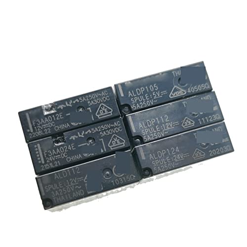 RCGKNNMUZ 5 Stück Relais ALDP105 ALDP112 ALD112 ALDP124 ALDP112 5 V 12 V 24 V 250 V DIP4 ALDP105W ALDP112W ALDP124W F3AA024E F3AA012E(ALDP124W) von RCGKNNMUZ