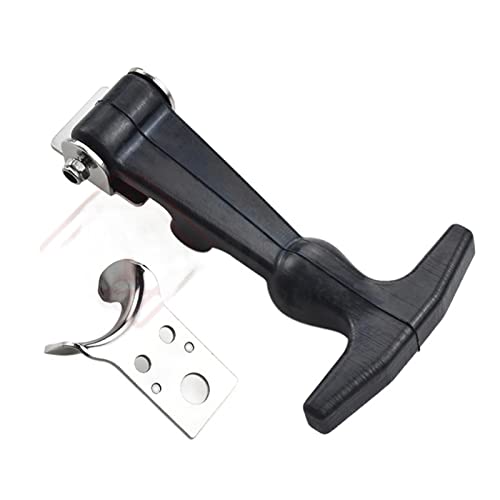 RCGKNNMUZ Riegelschloss Verzinkte Riegel Schnallenhalter Interner Knopfhaken Gummi Elastisch Fahrzeugstoßdämpfung Motorabdeckung Hasp von RCGKNNMUZ