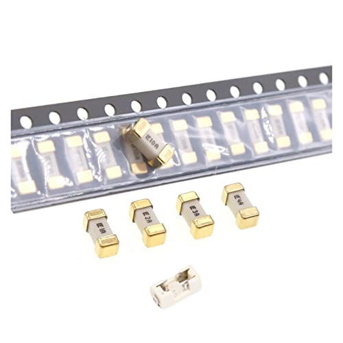 RCGKNNMUZ Sicherung 10 Stück Goldfuß 1808 125 V 0451 SMD flinke Sicherung 1 A 2 A 3 A 4 A 5 A 6,3 A 7 A 8 A 10 A 0451 Ultraschnelle Sicherungen 1808–8 A(1808-5a) von RCGKNNMUZ