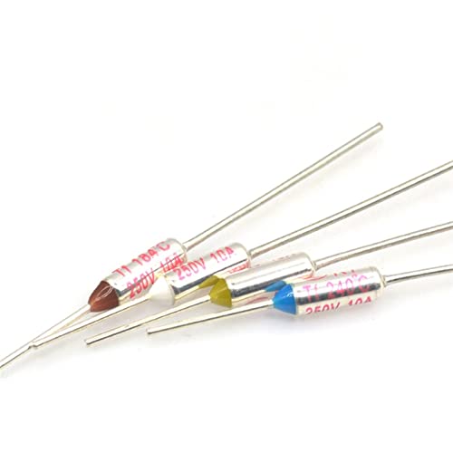 RCGKNNMUZ Sicherung 15 Werte = 75 Stück Thermosicherung 10 A 250 V Thermische Abschaltung 72 ° C - 240 ° C Sicherung 15 Werte Jeweils 5 Stück Sortimentskit RCGKNNMUZ Sicherung 15 Werte = 75 Stück Thermosicherung 10 A 250 V Thermische Abschaltung 72 ° C - 240 ° C Sicherung 15 Werte Jeweils 5 Stück Sortimentskit von RCGKNNMUZ