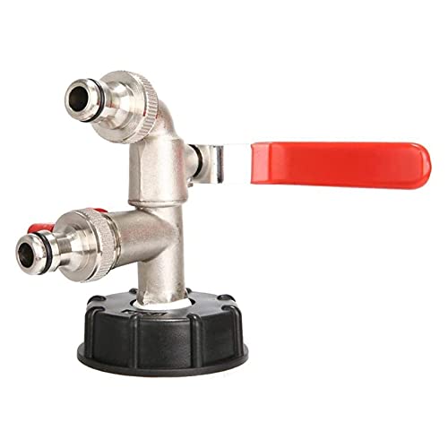 Schlauchanschluss IBC-Wassertank Doppelhahnanschluss 1000 Liter Hausgarten-Wasserhahn-Adapter Regenwassertank Geeignet for Hausgarten-Wasseranschluss Schlauchanschluss IBC-Wassertank Doppelhahnanschluss 1000 Liter Hausgarten-Wasserhahn-Adapter Regenwassertank Geeignet for Hausgarten-Wasseranschluss von RCGKNNMUZ