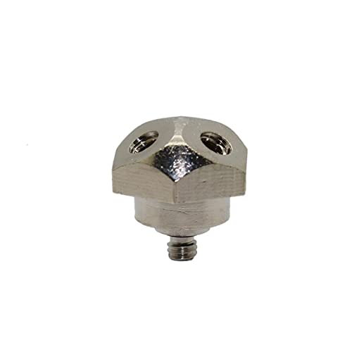 Tropfer for Gartenbewässerung, Anschlussstück aus vernickeltem Messing mit Dreilochgewinde 10–24 UNC for Sprühkopfarmaturen mit drei Zerstäuberdüsen von RCGKNNMUZ