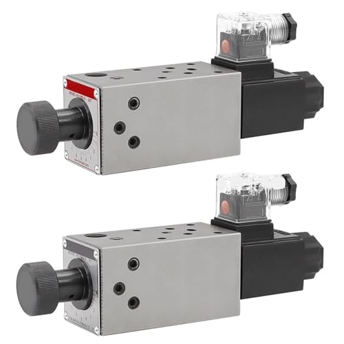 Überlagerungstyp Elektromagnetisches Durchflussgeschwindigkeitsregelventil FMS-02P FMS-02A FMS-02B Hydraulisches Durchflussregelventil(Fms-02p,220V) von RCGKNNMUZ